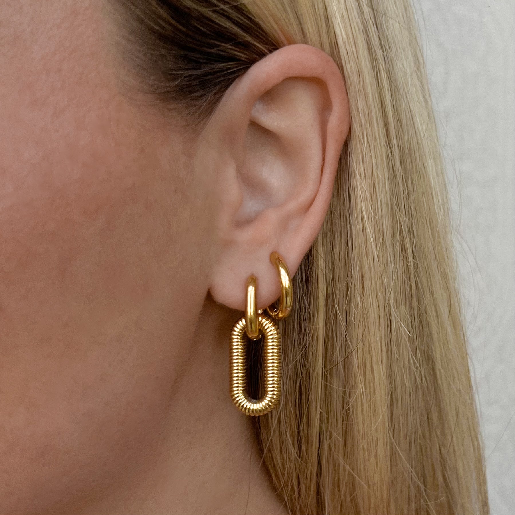 Spiral Drop Hoops - For the Girls Jewelry