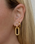 Spiral Drop Hoops - For the Girls Jewelry