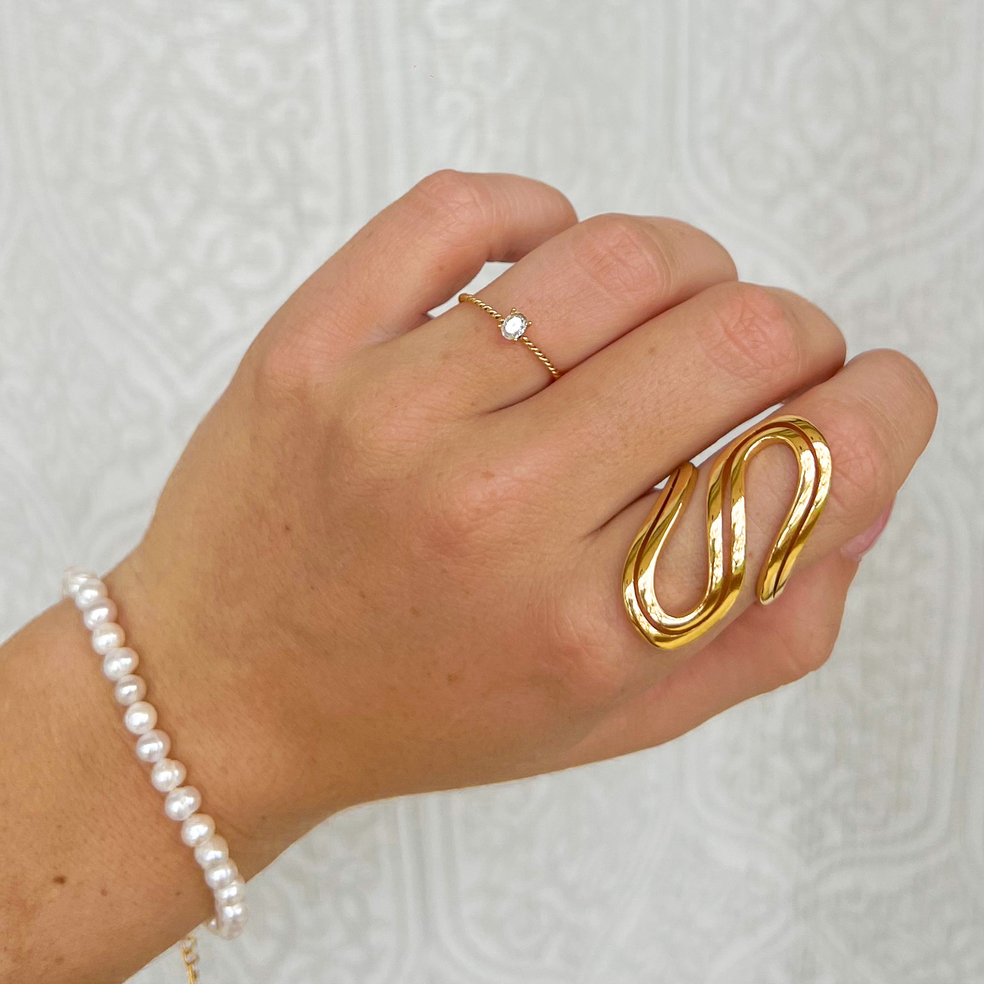 Twisted Elegance Ring - For the Girls Jewelry