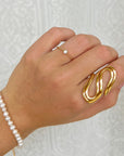 Twisted Elegance Ring - For the Girls Jewelry